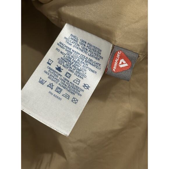 Lands’ End Womens Quilted Jacket Neutral Khaki Beige Color, Size 1x Plus - Picture 4 of 10